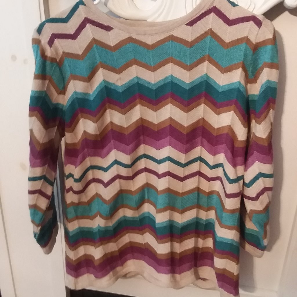 Zigzag Multi-Colored Sweater